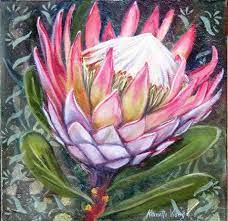 I Love To Paint Proteas Protea Art Flower Painting Cactus Paintings