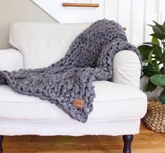I love this jumbo cable knit throw, it makes the bed look so inviting. The 10 Best Giant Knit Blankets That Ll Make You Beyond Cozy