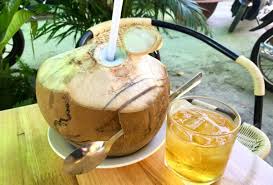 Muddle the mint leaves into the lime juice, then pour ¼ cup of coconut milk into each glass. Fresh Coconut Water Delicious Vietnam
