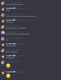 Had a fight with a discord bot and this ended up happening : r/HolUp