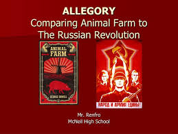 ppt allegory comparing animal farm to the russian