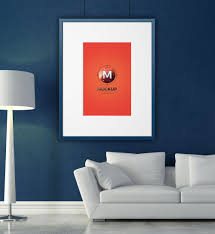 Elegant Home Interior Photo Frame Mockup Psd Frame Mockups Frame Mockup Free Design Mockup Free