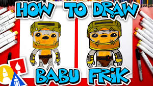 How To Draw Babu Frik From Star Wars The Rise Of Skywalker Art For Kids Hub Art For Kids Hub Art For Kids Star Wars Art