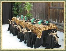 Discover africa safari, the leading international. Animal Print Dinner Table Setting Looks Different And Can Be Great For Tropical Themed Dinner Par Safari Theme Party Safari Birthday Party African Party Theme