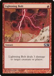 Lightning bolt's solution delivers healthcare's most advanced physician and staff scheduling software to reduce burnout and improve patient access. Lightning Bolt M11 149 Magic The Gathering Card
