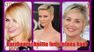 Die kurzhaarfrisuren sind leicht zu stylen, man kann mit farben und stylingprodukten experimentieren, um eine vielfalt an looks ganz nach der eigenen stimmung zu erzielen. Kurzhaarschnitte Fuer Feines Haar 2018 Youtube