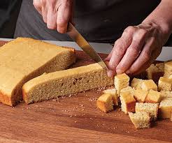 With the layered leftovers still covered in parchment paper, i then move the baking sheet to the freezer where everything hardens, making it easier to cut up. Cornbread And Beyond How To Finecooking