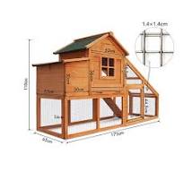 Cage de volaille d'extérieur pour chignons, grande taille, en bois,  poulailler pour poules, offre spéciale
