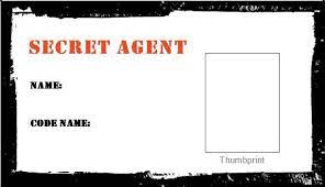 Agent id cards provides an approved applicant access to the commissary and exchange facilities. Secret Agent Card Google Search Spy Party Secret Agent Party Detective Party