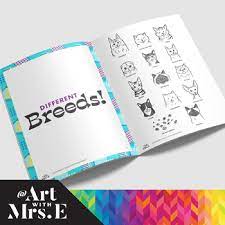 How to draw a rose. Cats Simple Drawing Guide By Art With Mrs E Tpt