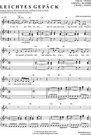Leichtes Gepaeck Klavier Begleitung Gesang Silbermond Pdf Noten Klick Auf Die Noten Um Reinzuhoren Noten Und Gitarre Noten Klavier Noten Klavier