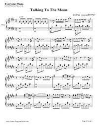 Talking To The Moon Bruno Mars Free Piano Sheet Music Piano Chords Sheet Music Piano Chords Piano Music