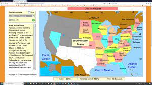 Sheppard software's geography games are divided into levels (beginner, intermediate, advanced, and expert), and quiz students on the world's continents, countries, capitals, and landscapes. Sheppard Software Geography Us States Level 1 Regional 27s Youtube