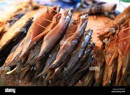 Baikal haruis Arctic Cisco fin prepared snack freshwater close-up Stock  Photo - Alamy