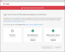 Organize them in a clear hierarchy so that they'll be easier to find later on. Device Activation Limit Creative Cloud 2019