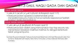 Apa Itu Qada Qadar Dan Takdir