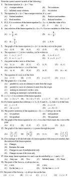 Class 9 Important Questions For Maths Linear Equations In Two Variables Linear Equations Equations Math