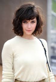 Low Maintenance Bangs For Wavy Hair Google Search Short Hair Styles Hair Styles Short Hair With Bangs