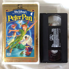Walt Disney Masterpiece Peter Pan Vhs 1998 45th Anniversary Edition Peter Pan Vhs 45th Anniversary Childrens Movies