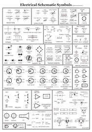 Complete circuit symbols of electronic components. Electrical Schematic Symbols Png 1937 2751 Electrical Schematic Symbols Electrical Symbols Electrical Wiring Diagram