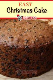 Easy Christmas Cake Recipe Christmas Cakes Easy Christmas Cake Fruit Cake