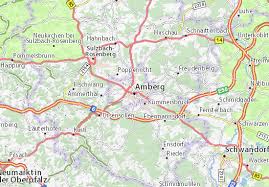 Kreisfreie stadt im regierungsbezirk oberpfalz. Michelin Landkarte Amberg Stadtplan Amberg Viamichelin