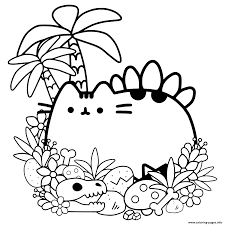 See more ideas about coloring pages, pusheen coloring pages, cat coloring page. Pusheen Cave Cat Coloring Pages Printable Coloring Home