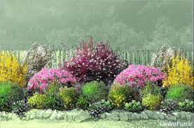 Fence Border Gardenpuzzle Online Garden Planning Tool Garden Borders Fence Border Garden Border Ideas