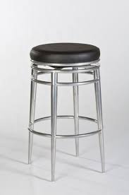 Hillsdale Hyde Park Backless Swivel Bar Stool Chrome Price 299 00 Chrome Bar Stools Metal Bar Stools Swivel Counter Stools