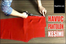 Pratik Havuc Pantolon Kesimi Pantolon Dikis Patronu Dikis Dersleri