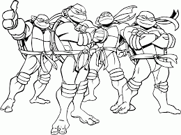 Teenage Mutant Ninja Turtles Ausmalbilder Malvorlagen 100 Kostenlos