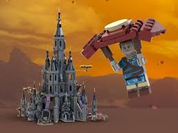The Legend Of Zelda Botw Hyrule Castle Breath Of The Wild Legend Of Zelda Lego Zelda