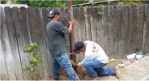 Replacing fence parts, bracing sagging posts and straightening a leaning fence, on the other hand, require at least some intermediate carpentry skills. Fence Repair Guide For Wood And Vinyl Fences Diy Or Fence Contracto Fence Daddy