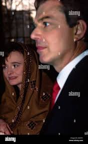 British prime minister tony blair wife cherie hi-res stock photography and  images
