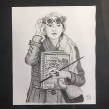 Luna lovegood by curry23 on deviantart luna lovegood art luna. Harry Potter Coloring Pages Luna Lovegood