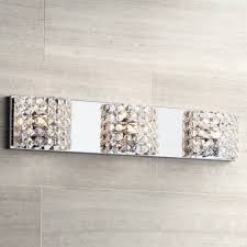 Take your bathroom in any new direction you please with destination lighting's assortment crystal bathroom vanity lights. Cesenna 25 1 2 Wide Crystal 3 Light Bath Vanity Light X0368 Lamps Plus Crystal Bathroom Lighting Crystal Bath Bath Vanity Lighting