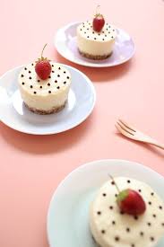 I cannot believe i haven't been eating these all my life. White Chocolate Cheesecake With A Hint Of Ginger And Coconut Plus Polka Dots Serve These At White Chocolate Cheesecake Chocolate Cheescake Cheesecake Recipes