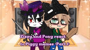 Drawing zizzy and pony#robloxpiggy #zizzyxpony #fyp #ibispaintx. Zizzy And Pony React To Piggy Memes Part 1 Nghenhachay Net