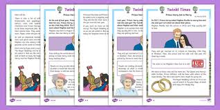 Class examples (gareth pitchford) html pdf. Ks1 Royal Wedding Newspaper Report Differentiated Fact File