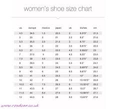 Nike Size Chart Women U S Shoes Uk Www Bedowntowndaytona Com