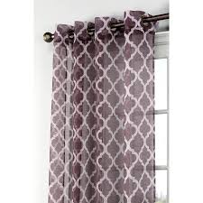 Wide width curtains & drapes : Orange Window Elements Quatrefoil Printed Sheer Extra Wide 54 X 84 In Grommet Curtain Panel Home Decor Window Treatments Adios Co Il