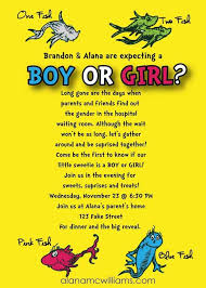 Gender Reveal Dr Seuss Theme Bing Images Baby Gender Reveal Party Gender Reveal Party Gender Reveal Party Invitations