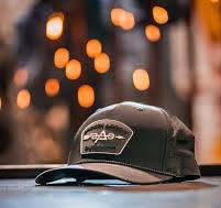 Black Perforated Performance Cap W/ Rubber Patch