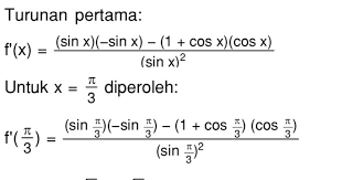 Jika fx = 1 per x dan gx = 2 x dikurang 1 maka fox ^ minus 1 x adalahjika fx = 1 per x dan gx = 2 x kurang 1 maka f pangkat min 1 x adalah. Diketahui F X 1 Cos X Sin X Jika F Turunan Pertama F Nilai F P 3 Adalah Mas Dayat