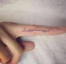 40 Minimalist One Word Tattoo Ideas That Are Beautiful On Every Woman Finger Tattoos Words Tiny Finger Tattoos Small Finger Tattoos