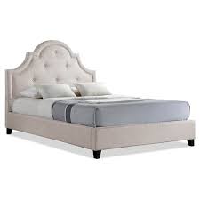 Beds and bed frames by ashley homestore. Beige Platform Bed Frame Linen Full Size Baxton Studio Target