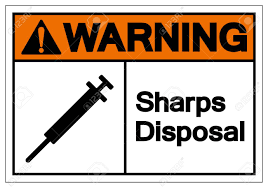 There are numerous kinds of labels out there that we read and see each day. Warning Sharps Disposal Symbol Sign Vector Illustration Isolated Royalty Free Cliparts Vectors And Stock Illustration Image 130770854