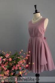 Mauve Robe En Mousseline De Soie Mauve Mauve Bridesmaid Robe Wedding Prom Robe Cocktail Party Robe Soiree Robe Backless Robe D Arc In 2020 Braunes Kleid Kleider Und Chiffon Kleid