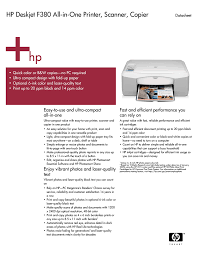 This will extract all the hp deskjet f380 driver files into a directory on your hard drive. Hp Deskjet F380 All In One All In One Printer Printer Scanner Manualzz