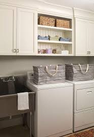 freestanding stainless steel laundry